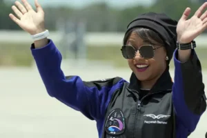 Space station welcomes visitors including Saudi Arabia’s first female astronaut