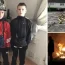 A riot broke out in Cardiff after Harvey Evans (L) and Kyrees Sullivan (R) died in a collision on Monday tonight