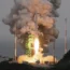 The Nuri rocket lifts off