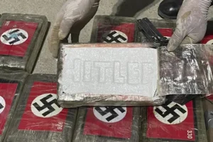 Cocaine packets with Nazi flag printed on the outside seized in Peru