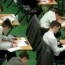 Pupils sitting an exam