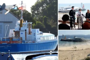Restored pleasure boat at the centre of criminal investigation after death of two teenagers on Bournemouth beach