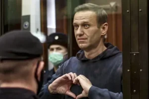 Supporters of jailed Russian opposition leader Navalny mark his 47th birthday