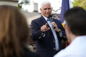 Pence blasts former boss Trump as he opens campaign to run for president