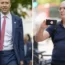 Matt Hancock (l) tells court he was 'extremely intimidated' by anti-vaxxer Geza Tarjanyi (r)