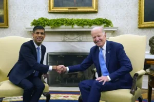 Sunak announces ‘Atlantic Declaration’ to boost UK-US ties after Biden talks