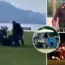 Tributes of flowers and teddy bears were left at the scene of an attack on six victims in Annecy, France on Thursday.