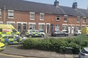 Police looking into car wash fight stumble into double murder scene – with woman arrested in Stoke