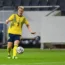Nilla Fischer playing in a friendly between Sweden and the USA at Friends Arena in Stockholm in 2021