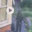 The suspect was pictured trying to break into a care home
