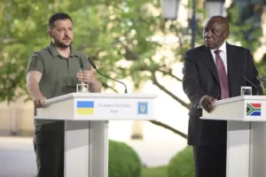 Zelensky urges African leaders to pressure Putin on political prisoners