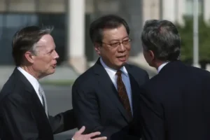 US secretary of state arrives in Beijing in effort to cool US-China tensions