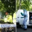 Police at the scene in Paddington where a 17-year-old was fatally stabbed