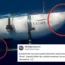 The debris is believed to be the sub's rear section and landing struts