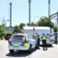Police cordon off the Grona Lund amusement park in Stockholm
