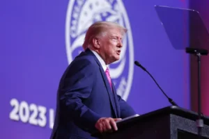 Trump calls Biden a ‘catastrophe’ in bid to reclaim lost support in Michigan