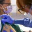 A cancer patient is treated