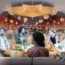 People eating in the future