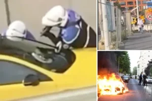 Night of anarchy in Paris after police shooting of French-Algerian teenager during traffic stop