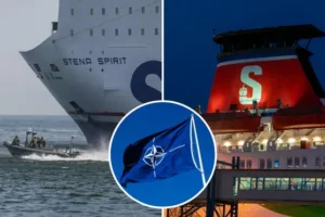 Murder probe launched after boy, 7, dies falling from ferry with mum killed jumping in after as NATO called in