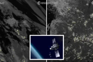 Watch thousands of lightning strikes flash on UK and across the world as new European satellite launches
