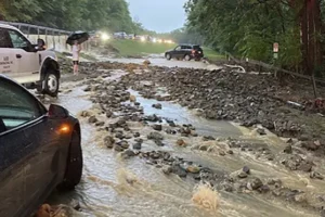 One dead after flooding overwhelms roads in New York state
