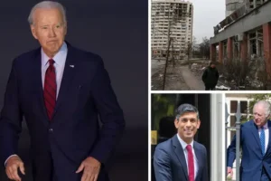 Joe Biden to meet Rishi Sunak and King Charles ahead of Nato summit – amid row over cluster bombs