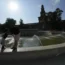 Tourists cool off in a public fountain at the Sforzesco Castle in Milan