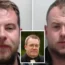 Killer driver Alexander McKellar and his twin Robert who were jailed. (Inset) cyclist Tony Parsons