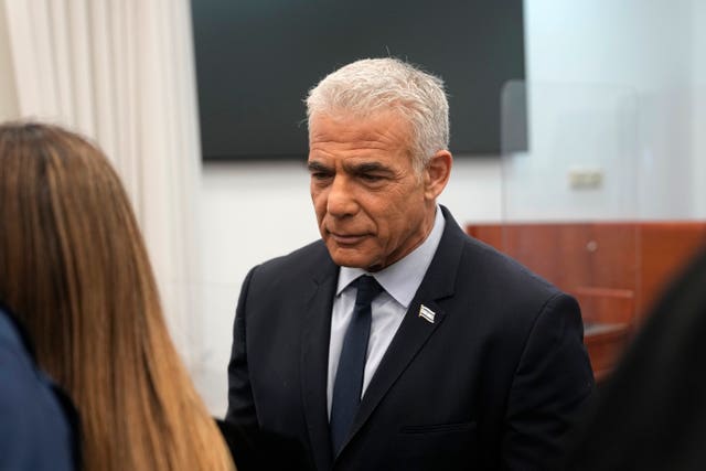 8d0d1f4eae524d7781befa2164036b27 Israeli opposition leader Yair Lapid
