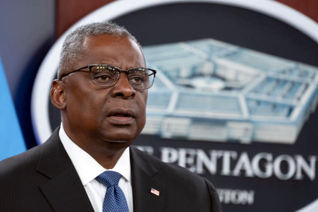 US secretary of defence Lloyd Austin
