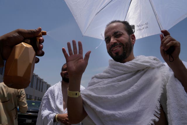 A pilgrim at Mecca
