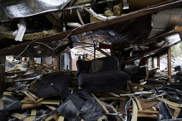 beda04675ae7457f8accc4ae005198c8 The RIA Pizzeria restaurant after an attack by a Russian rocket in Kramatorsk, Donetsk region, Ukraine