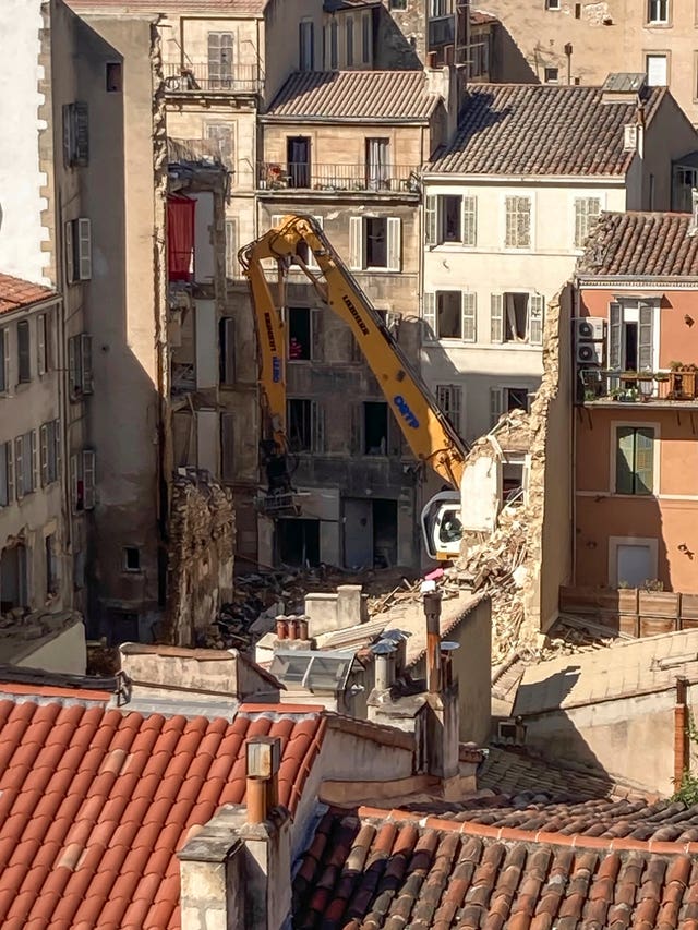 e7f30993ccdf455a846891dfec749a76 France Marseille Building Collapse