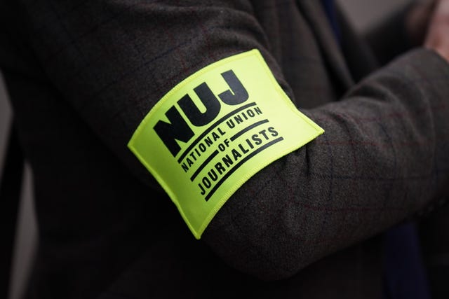 2-68547020 A National Union of Journalists armband