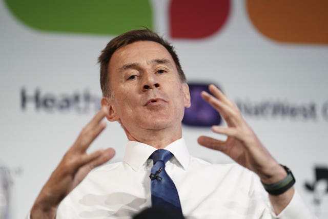 2-72207513 Chancellor Jeremy Hunt