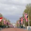 Flags outside Buckingham Palace