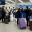 Passengers at Heathrow airport