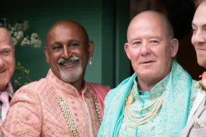 Chelsea Flower Show hosts first wedding with same-sex couple
