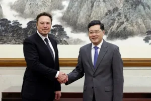 Tesla chief executive Elon Musk meets Chinese foreign minister in Beijing