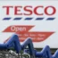 Tesco store and trolleys