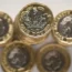 Piles of coins
