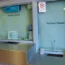 A closed railway station ticket office