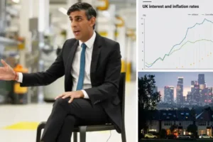 Rishi Sunak says drop in inflation rate shows government’s ‘plan is working’