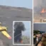 The plane crashed north of Athens