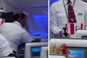 British Airways passengers on 12-hour flight given KFC from buckets after ‘fridge issue’ with in-flight meals