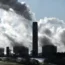 A power station in operation
