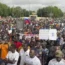 Supporters of Niger’s ruling junta gather for a protest called to fight for the country’s freedom and push back against foreign interference, in Niamey, Niger