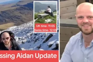 Family of missing British hiker release his last videos as they urge mystery woman seen in clip to come forward