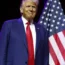 Former US president Donald Trump arrives to speak at a fundraiser event for the Alabama Republican Party in Montgomery, Alabama